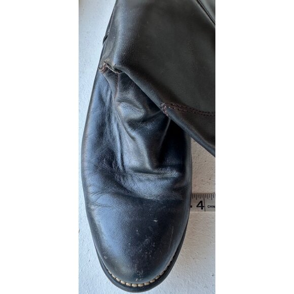 Laredo Black Mid-Calf Leather Western Boots Women's Size 8.5M (READ) - Picture 8 of 16